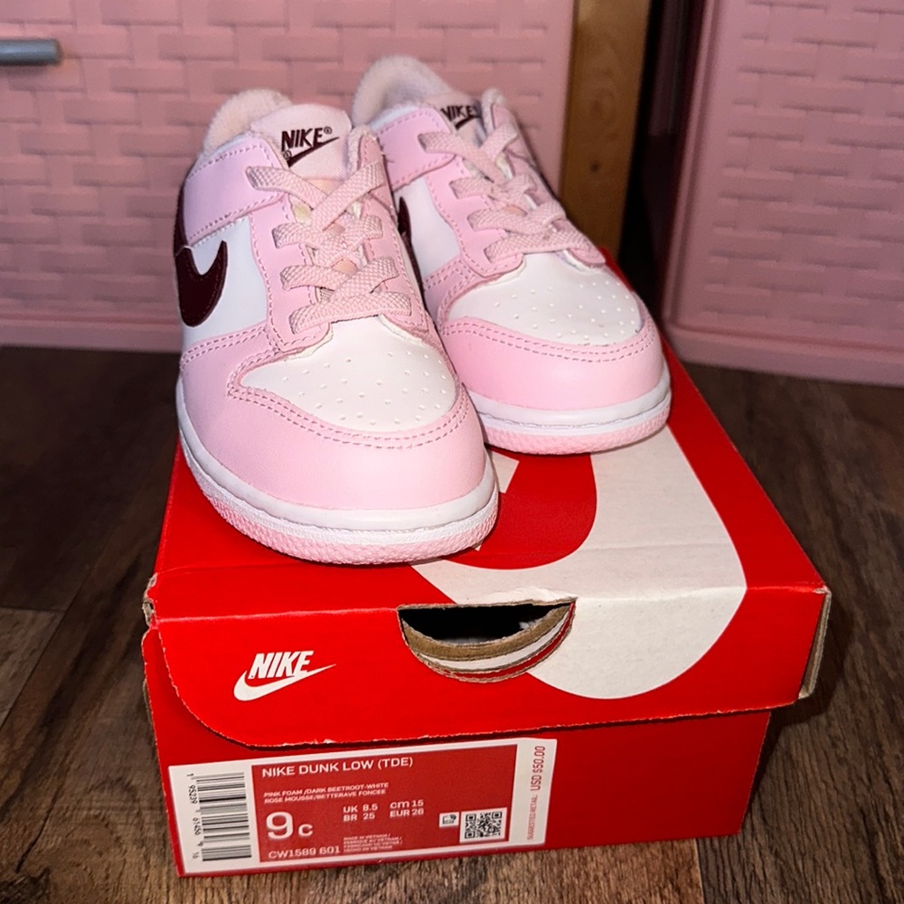 Brand new authentic Nike dunks low ps size 9